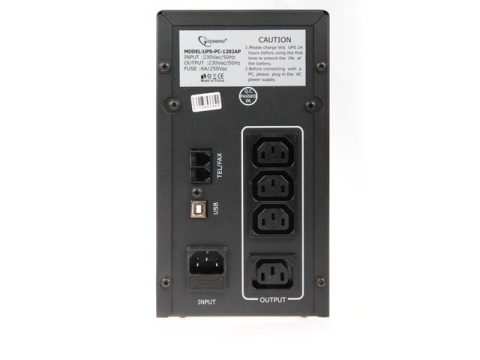 Gembird UPS UPS-PC-1202AP 1200 VA, 720 W, 220 V Gembird UPS UPS-PC-1202AP 1200 VA, 720 W, 220 V
