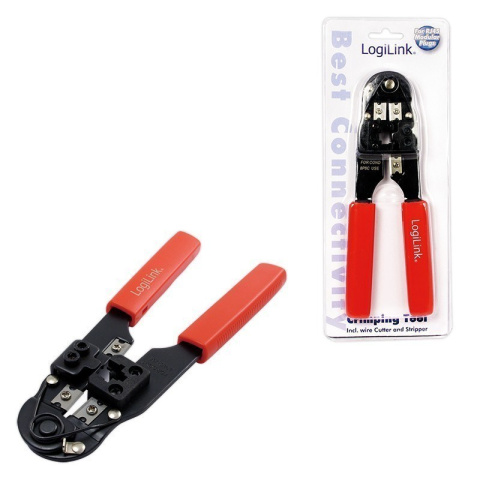 Logilink Crimping tool for RJ45 with cutter metal Logilink Crimping tool for RJ45 with cutter metal