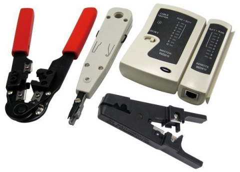 Logilink Networking Tool Zestaw with Bag, 4 parts Logilink Networking Tool Zestaw with Bag, 4 parts