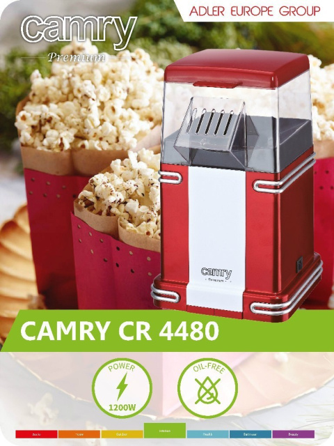 Maszyna do popcornu Camry CR 4480 Maszyna do popcornu Camry CR 4480