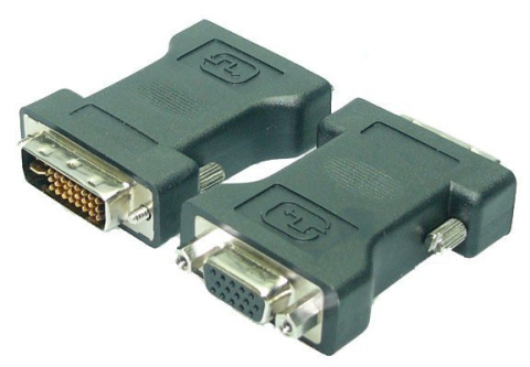 OEM DVI male -VGA female adapter: VGA, DVI OEM DVI male -VGA female adapter: VGA, DVI