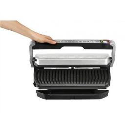 TEFAL Optigrill + XL GC722D34 Stainless Steel/Black, 2000 W, 40 x 20 cm