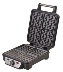 Waffle maker Camry CR 3025 Black/Stainless steel, 1150 W, Belgium, Number of waffles 4 Waffle maker Camry CR 3025 Black/Stainless steel, 1150 W, Belgium, Number of waffles 4