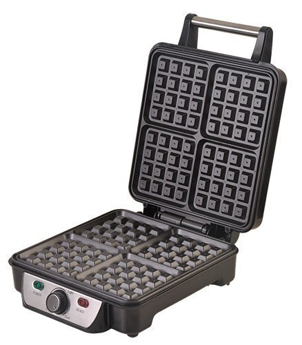 Waffle maker Camry CR 3025 Black/Stainless steel, 1150 W, Belgium, Number of waffles 4 Waffle maker Camry CR 3025 Black/Stainless steel, 1150 W, Belgium, Number of waffles 4