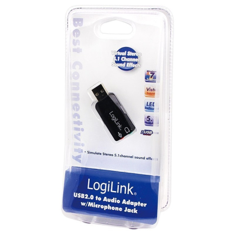 Zewnetrzna Karta dźwiękowa 5.1 USB - UA0053 Zewnetrzna Karta dźwiękowa 5.1 USB - UA0053