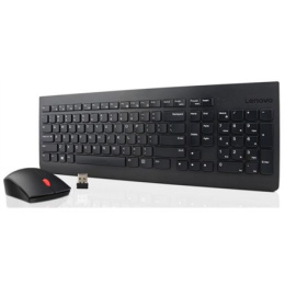 Lenovo 4X30M39497 Keyboard and Mouse Combo, Wireless, Keyboard layout US Euro103P, Mouse included, Black, Wireless connection,