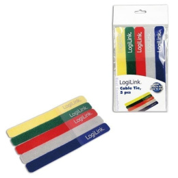 Cable Strap, 180*20mm, 5pcs, 5 colors Logilink
