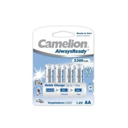 Akumulator Camelion AA/HR6, 2300 mAh, AlwaysReady Rechargeable Batteries Ni-MH, 4 pc(s)