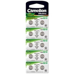 Baterie Camelion AG10/LR54/LR1131/389, Alkaline Buttoncell, 10 pc(s)