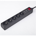 EnerGenie Surge Protector SPG5-C-10/ 3 m/ 5 Sockets/ Black EnerGenie Surge Protector SPG5-C-10/ 3 m/ 5 Sockets/ Black