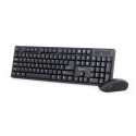 Gembird Keyboard KBS-W-01 Desktop set, Wireless, Keyboard layout US, Black, Mouse included, 390 g, English, Numeric keypad, No, Gembird Keyboard KBS-W-01 Desktop set, Wireless, Keyboard layout US, Black, Mouse included, 390 g, English, Numeric keypad, No,