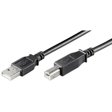 Goobay USB 2.0 Hi-Speed cable USB 2.0 male (type A), USB 2.0 male (type B), 1.8 m, Black Goobay USB 2.0 Hi-Speed cable USB 2.0 male (type A), USB 2.0 male (type B), 1.8 m, Black
