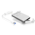 Kieszeń Icy Box-AC703-U3 Adapter cable with protective a cover for 2.5" SATA hard disks to USB 3.0, blue Access LED Raidsonic Kieszeń Icy Box-AC703-U3 Adapter cable with protective a cover for 2.5" SATA hard disks to USB 3.0, blue Access LED Raidsonic