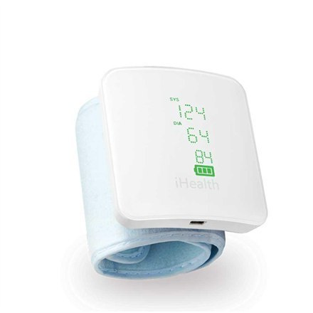 IHealth Wrist Blood Pressure Monitor BP7S Wireless, Blood pressure readings are stored on the secure, free, HIPAA compliant iHea IHealth Wrist Blood Pressure Monitor BP7S Wireless, Blood pressure readings are stored on the secure, free, HIPAA compliant iHea