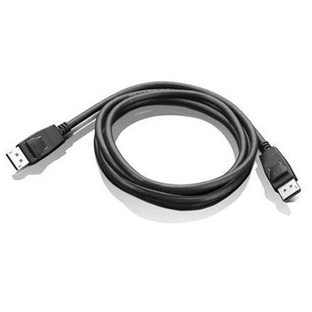 Lenovo DisplayPort to DisplayPort Cable 1.8 m, Black Lenovo DisplayPort to DisplayPort Cable 1.8 m, Black