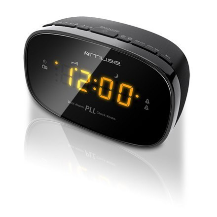 Muse Clock radio PLL M-150CR Black, Alarm function Muse Clock radio PLL M-150CR Black, Alarm function