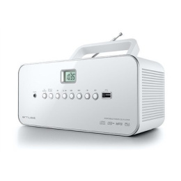 Muse M-28RDW Biały, Portable radio CD/MP3 Player with USB