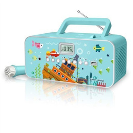 Radio Z MIKROFONEM Muse M-29KB Image, 30 W, Portable radio CD/MP3 player with USB,