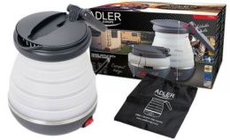Czajnik Elektryczny Adler Silicon travel foldable kettle AD 1279 Foldable, Silicon, White, 750 W, 0.6 L
