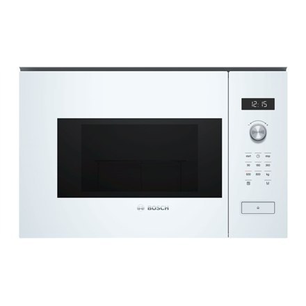 Bosch BFL524MW0 Microwave Oven, Serie 6, Built-in, 800W, 20L, white Bosch BFL524MW0 Microwave Oven, Serie 6, Built-in, 800W, 20L, white