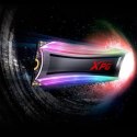 ADATA Spectrix S40G RGB 1000 GB, SSD interface M.2 NVME, Write speed 3000 MB/s, Read speed 3500 MB/s