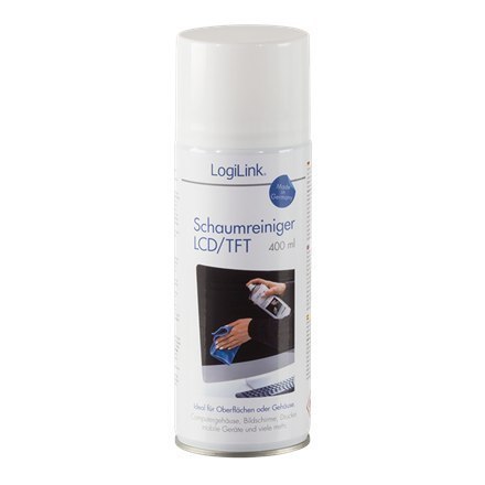 Logilink RP0012 Foam Cleaner for LCD / TFT screens, 400 ml Logilink RP0012 Foam Cleaner for LCD / TFT screens, 400 ml