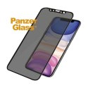 PanzerGlass P2665 Apple, iPhone Xr/11, Tempered glass, Black, Case friendly with Privacy filter PanzerGlass P2665 Apple, iPhone Xr/11, Tempered glass, Black, Case friendly with Privacy filter