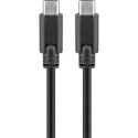 Goobay 38873 USB-C cable (USB 3.2 generation 2x2, 5A) Black Goobay 38873 USB-C cable (USB 3.2 generation 2x2, 5A) Black