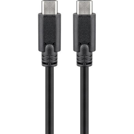 Goobay 38873 USB-C cable (USB 3.2 generation 2x2, 5A) Black Goobay 38873 USB-C cable (USB 3.2 generation 2x2, 5A) Black