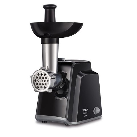 TEFAL Meat mincer NE105838 Black, 1400 W, Number of speeds 1, Throughput (kg/min) 1.7, The set includes 3 stainless steel sieves TEFAL Meat mincer NE105838 Black, 1400 W, Number of speeds 1, Throughput (kg/min) 1.7, The set includes 3 stainless steel sieves