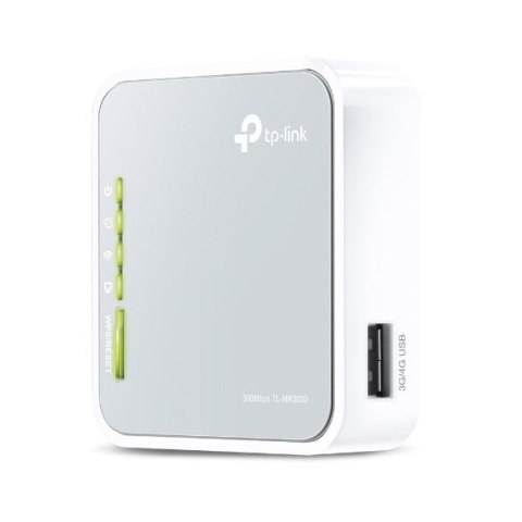 TP-LINK 4G LTE Router TL-MR3020 802.11n, 300 Mbit/s, 10/100 Mbit/s, Ethernet LAN (RJ-45) ports 3, Antenna type 2xDetachable ante TP-LINK 4G LTE Router TL-MR3020 802.11n, 300 Mbit/s, 10/100 Mbit/s, Ethernet LAN (RJ-45) ports 3, Antenna type 2xDetachable ante