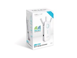 TP-LINK Extender RE450 802.11ac, 2.4GHz/5GHz, 450+1300 Mbit/s, 10/100/1000 Mbit/s, Ethernet LAN (RJ-45) ports 1, Antenna type 3
