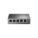 TP-LINK Switch TL-SG1005P Unmanaged, Desktop, 1 Gbps (RJ-45) ports quantity 5, PoE ports quantity 4, Power supply type External TP-LINK Switch TL-SG1005P Unmanaged, Desktop, 1 Gbps (RJ-45) ports quantity 5, PoE ports quantity 4, Power supply type External