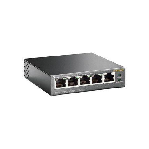 TP-LINK Switch TL-SG1005P Unmanaged, Desktop, 1 Gbps (RJ-45) ports quantity 5, PoE ports quantity 4, Power supply type External TP-LINK Switch TL-SG1005P Unmanaged, Desktop, 1 Gbps (RJ-45) ports quantity 5, PoE ports quantity 4, Power supply type External