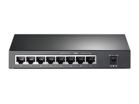 TP-LINK Switch TL-SG1008P Unmanaged, Desktop, 1 Gbps (RJ-45) ports quantity 8, PoE ports quantity 4, Power supply type External TP-LINK Switch TL-SG1008P Unmanaged, Desktop, 1 Gbps (RJ-45) ports quantity 8, PoE ports quantity 4, Power supply type External