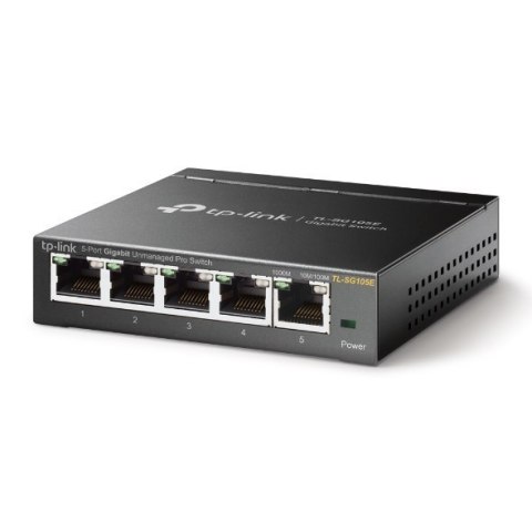TP-LINK Switch TL-SG105E Web Management, Desktop, 1 Gbps (RJ-45) ports quantity 5, Power supply type External TP-LINK Switch TL-SG105E Web Management, Desktop, 1 Gbps (RJ-45) ports quantity 5, Power supply type External