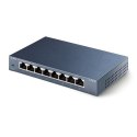TP-LINK Switch TL-SG108 Unmanaged, Desktop, 1 Gbps (RJ-45) ports quantity 8, Power supply type External TP-LINK Switch TL-SG108 Unmanaged, Desktop, 1 Gbps (RJ-45) ports quantity 8, Power supply type External