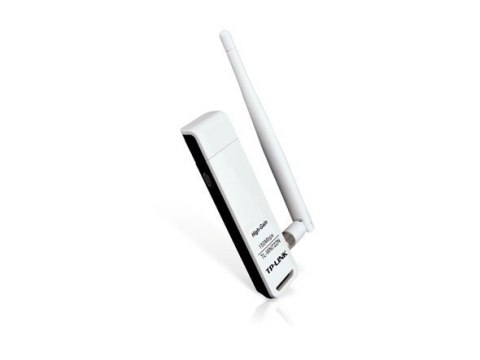 TP-LINK USB 2.0 Adapter TL-WN722N 2.4GHz, 802.11n, 150 Mbps, 1xDetachable antenna 4dBi TP-LINK USB 2.0 Adapter TL-WN722N 2.4GHz, 802.11n, 150 Mbps, 1xDetachable antenna 4dBi