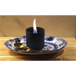 Tenderflame Table burner Lilly 1W Glass Diameter 8 cm, 7.5 cm, 150 ml, 4.5 hours, Black
