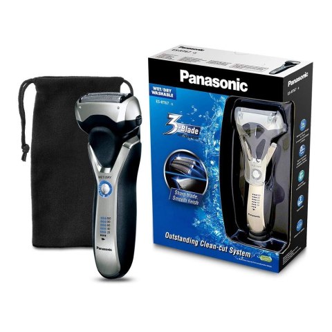Panasonic Shaver ES-RT67-S503 Wet use, Rechargeable, Charging time 1 h, Li-Ion, Number of shaver heads/blades 3 blades, Black/ Panasonic Shaver ES-RT67-S503 Wet use, Rechargeable, Charging time 1 h, Li-Ion, Number of shaver heads/blades 3 blades, Black/