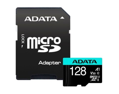 ADATA Premier Pro UHS-I U3 128 GB, micro SDXC, Flash memory class 10, with Adapter ADATA Premier Pro UHS-I U3 128 GB, micro SDXC, Flash memory class 10, with Adapter