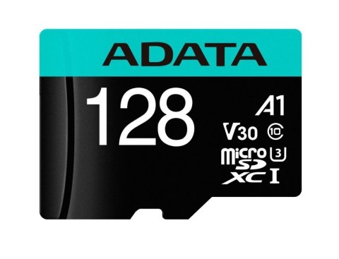 ADATA Premier Pro UHS-I U3 128 GB, micro SDXC, Flash memory class 10, with Adapter ADATA Premier Pro UHS-I U3 128 GB, micro SDXC, Flash memory class 10, with Adapter