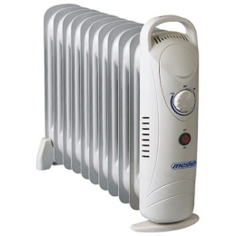 Radiator Mesko MS 7806 Oil filled, 1000 W, Biały