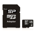 Silicon Power 16 GB, MicroSDHC, Flash memory class 10, SD adapter Silicon Power 16 GB, MicroSDHC, Flash memory class 10, SD adapter