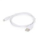 Cablexpert 8-pin sync and charging cable, white, 1 m Cablexpert 8-pin sync and charging cable, white, 1 m