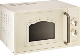 Gorenje Microwave oven with grill MO4250CLI Free standing, 20 L, Grill, Mechanic, 700 W, Ivory, Defrost function