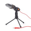 Gembird Desktop microphone with a tripod MIC-D-03 3.5 mm connector, 3.5 mm connector, Black, Built-in microphone Gembird Desktop microphone with a tripod MIC-D-03 3.5 mm connector, 3.5 mm connector, Black, Built-in microphone