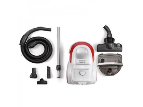 Gorenje Vacuum cleaner VCEB01GAWWF With water filtration system, White/ Red, 800 W, 3 L, Gorenje Vacuum cleaner VCEB01GAWWF With water filtration system, White/ Red, 800 W, 3 L,