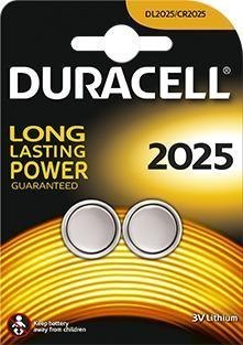 Baterie Duracell Button Cells DL2025 Lithium, 2 pc(s)