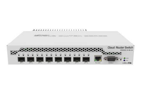 MikroTik Switch CRS309-1G-8S+IN Managed, Desktop, 1 Gbps (RJ-45) ports quantity 1, SFP+ ports quantity 8, Dual boot SwitchOS/Rou MikroTik Switch CRS309-1G-8S+IN Managed, Desktop, 1 Gbps (RJ-45) ports quantity 1, SFP+ ports quantity 8, Dual boot SwitchOS/Rou